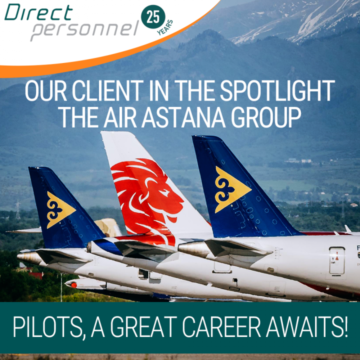 View our client in the spotlight Pilot Jobs, Air Astana Group Jobs, Air Astana, FlyArystan - Direct Personnel