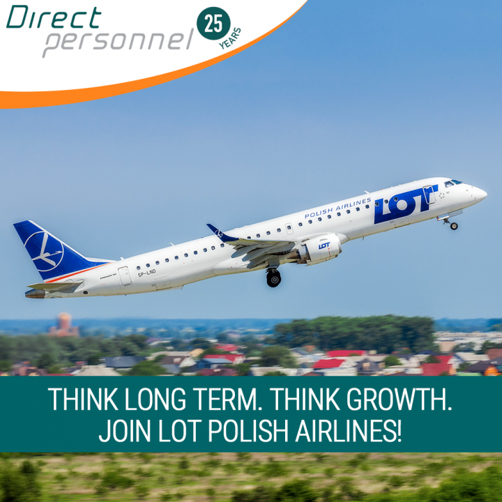 DHC8 Q400 Pilot jobs, EMB170/190 Pilot Jobs, Hiring DHC8 Q400 First Officers, Hiring EMB170/190 Captains, LOT Polish Airlines Pilot Jobs - Direct Personnel