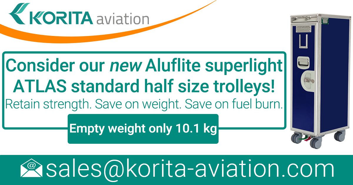 Aluflite superlight ATLAS standard half size trolleys, lightweight ATLAS standard half size carts, airline trolleys, aircraft galley trolleys, airline catering carts, half size meal trolleys – Korita Aviation