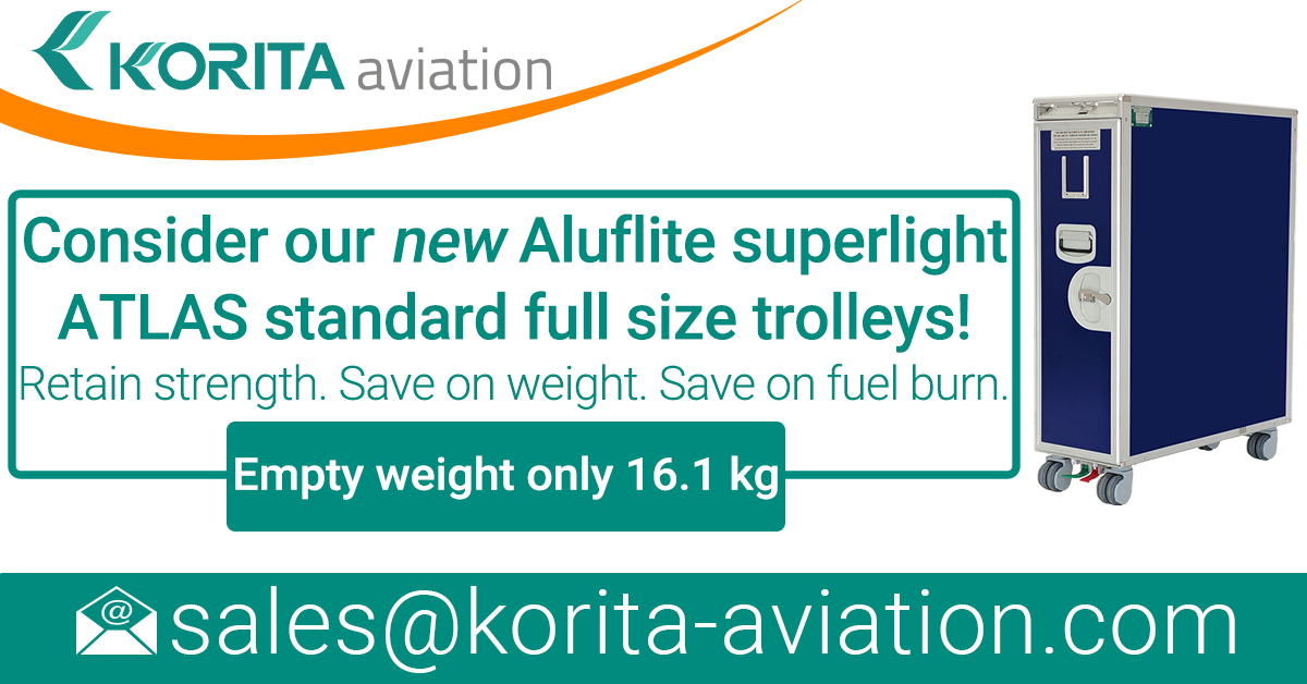 Aluflite superlight ATLAS standard full size trolleys, lightweight ATLAS standard carts, airline trolleys, aircraft galley trolleys, airline catering carts, meal trolleys – Korita Aviation