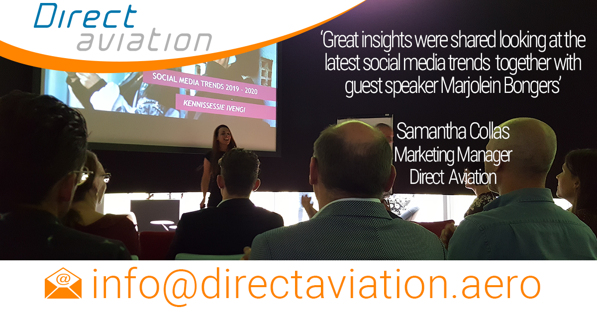 Direct Aviation attends social media trends workshop organised by their business partner Ivengi