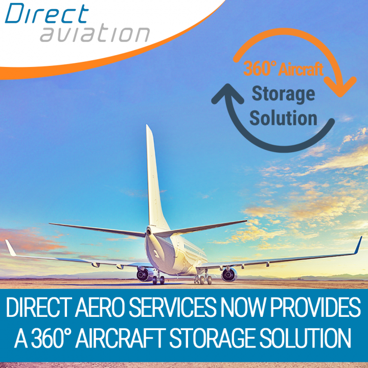 Direct Aviation Group news, Direct Aviation aviation community news, aircraft parking storage solutions, aircraft leasing industry aircraft parking solutions,  Announcement Direct Aero Services- 360° Aircraft Storage Solution - Contact Direct Aero Service
