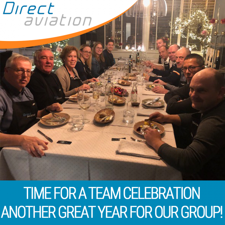 Direct Aviation Group news, Direct Aviation celebrates a fantastic year, Direct Aviation Group team event, Reach out to Direct Aviation, The Direct Aviation Group supports the aviation industry with aircraft technical support, pilot recruitment and galley