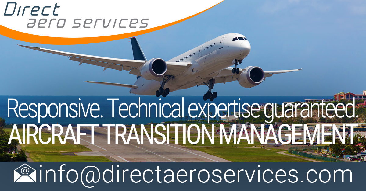 aircraft transition management support, ferry flights, test flights, aircraft delivery, aircraft re-delivery, technical consulants, records scanning teams, aircraft technical consultants, aircraft management, CAMO - Direct Aero Services