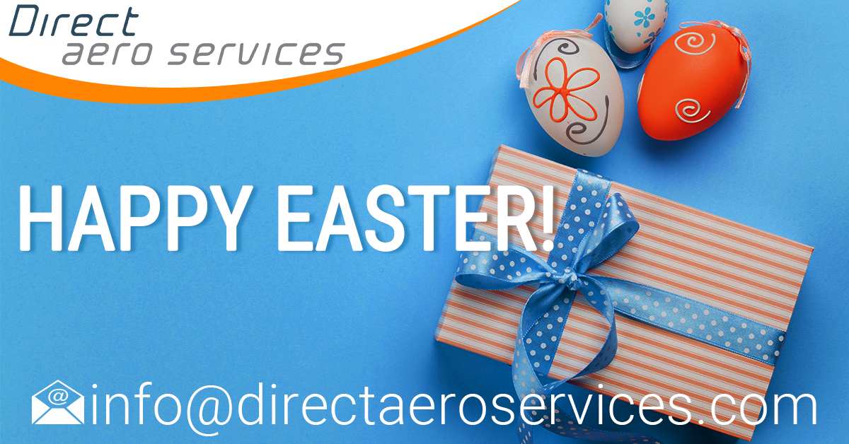 Happy Easter, Easter weekend 2020, aircraft leasing, lessors, air finance, aviation leasing, technical support, aircraft parking - Direct Aero Services