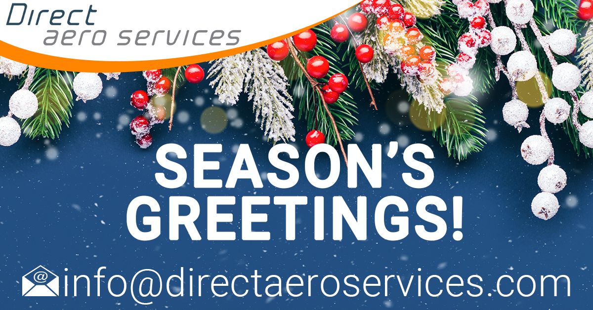 Merry christmas, Happy new year, Season's greetings, aircraft leasing industry, aircraft technical services, aircraft lessors - Direct Aero Services