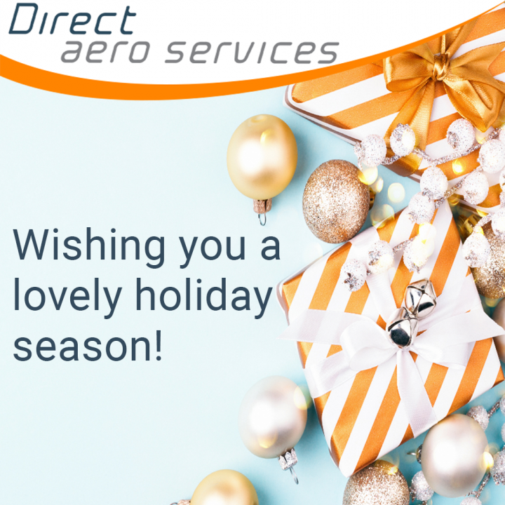 Merry christmas, Happy new year, Season's greetings, aircraft leasing industry, aircraft technical services, aircraft lessors - Direct Aero Services