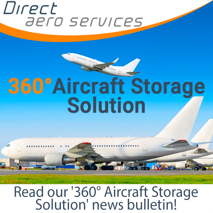 360°Aircraft Storage Solution, aircraft parking and storage service, aircraft technical services, short-term aircraft parking, long-term aircraft parking, aircraft leasing technical services, aircraft asset management - Direct Aero Services