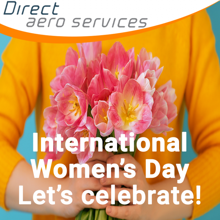 women in aviation, aviation careers, international women's day, inspiring others, equal opportunities, supporting women's careers - Direct Aero Services
