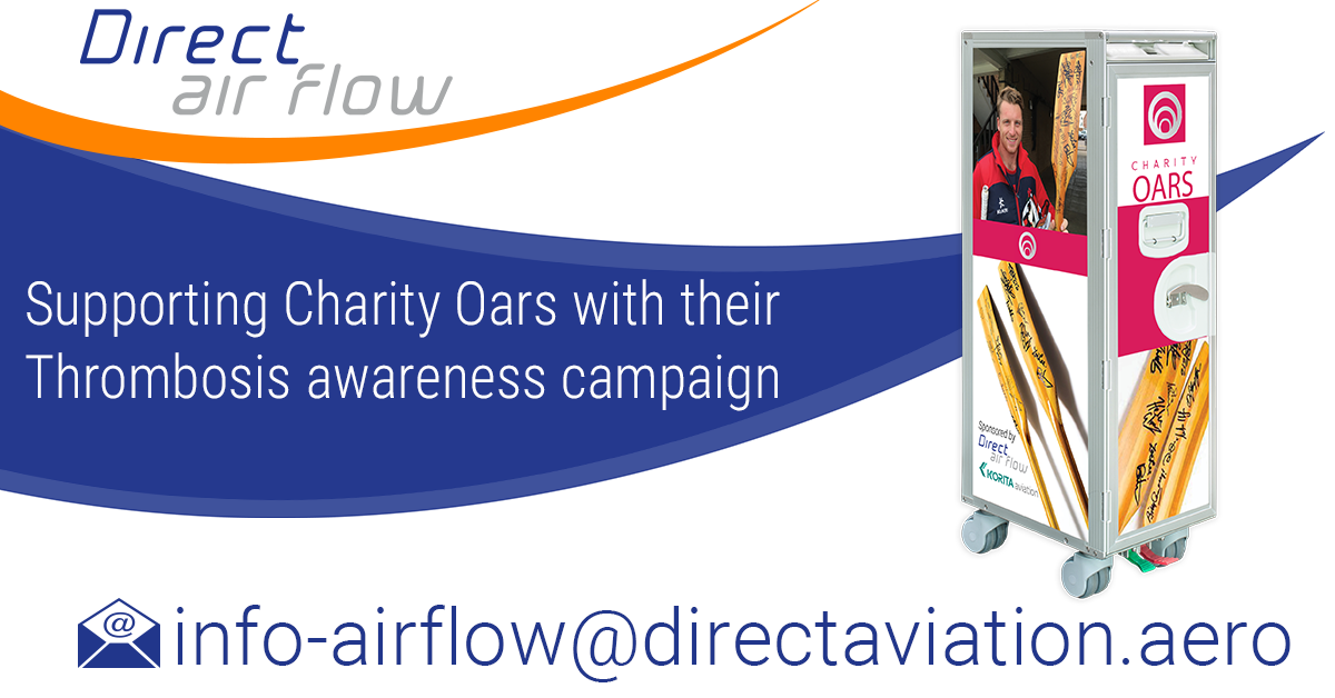 Direct Air Flow sponsors Charity Oars with their Thrombosis awareness campaign - Direct Air Flow