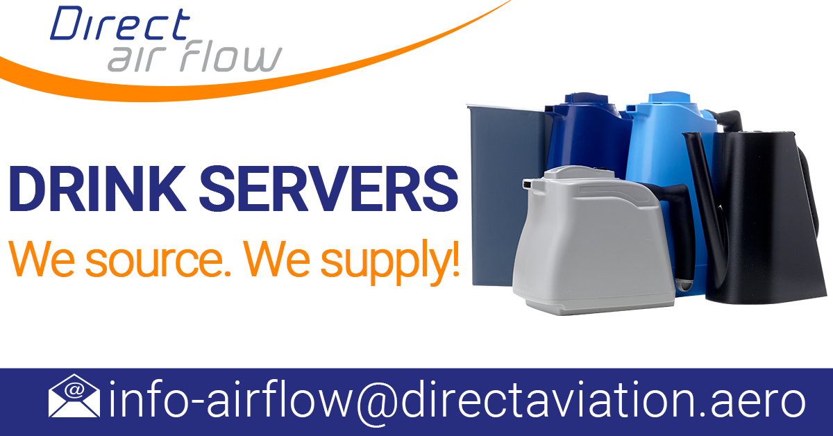 cabin interior products supplier,drink servers, hot drink servers, cold drink servers, coffee jugs, tea server, juice server, serving drinks, inflight passenger service, beverage service, airline catering - Direct Air Flow