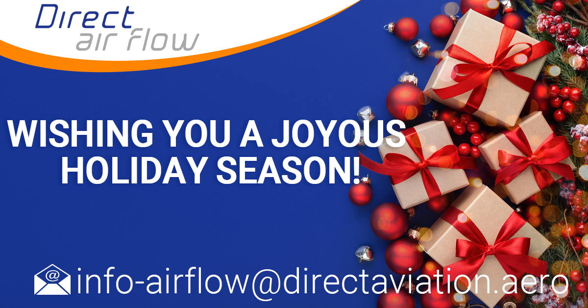 Happy holidays, airline industry, Merry Christmas, Happy New Year, inflight, galley inserts, inflight catering equipment, in stock - Direct Air Flow