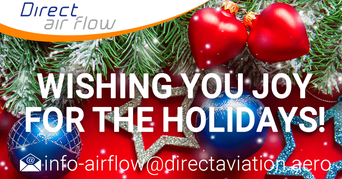 Happy holidays, airline industry, Merry Christmas, Happy New Year, inflight, galley inserts, inflight catering equipment, in stock - Direct Air Flow