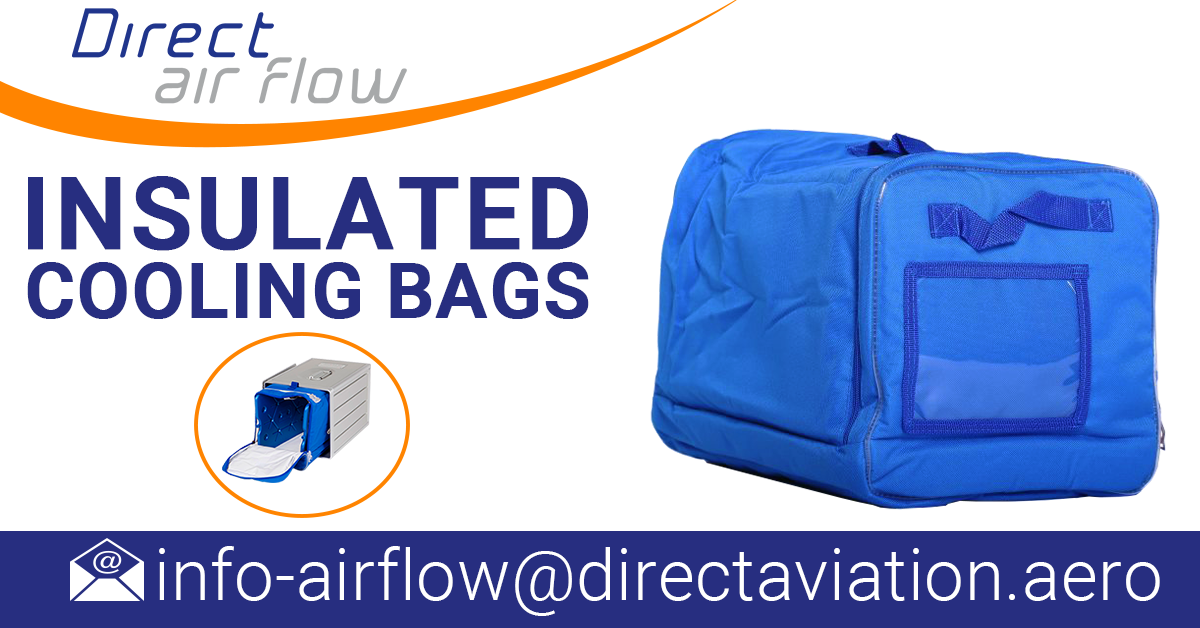 Our insulated cooling bags are very popular with our airline customers! Contact us Direct Air Flow