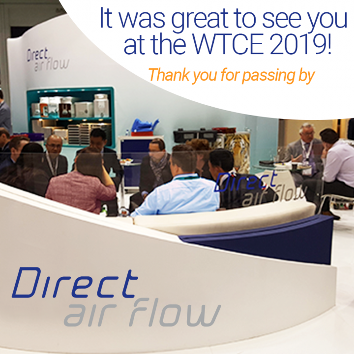 Thank you for meeting with the Direct Air Flow team during the WTCE 2019!