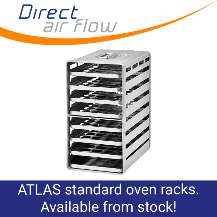 oven racks, atlas oven racks, aircraft galley equipment, oven trays, oven inserts, aircraft galley, ATLAS standard oven racks, Aluflite oven racks - galley oven racks - Direct Air Flow