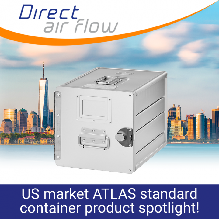 atlas containers, atlas standard units, atlas carriers, airline storage containers, cabin storage, galley insert equipment, aluminium aircraft interior containers, aluminium standard units – Direct Air Flow