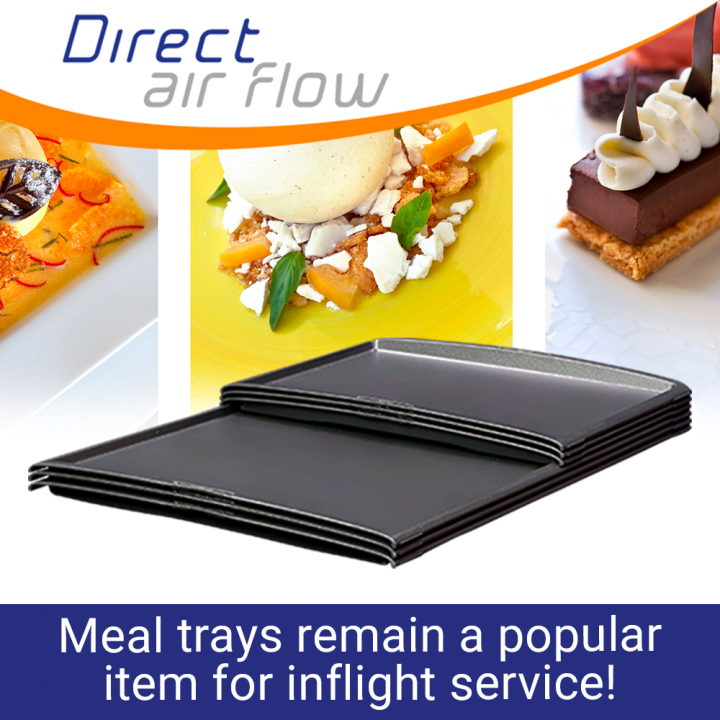  inflight meal trays, meal trays, food delivery trays, ATLAS standard meal trays, catering  meal trays, inflight catering product purchasers - Direct Air Flow