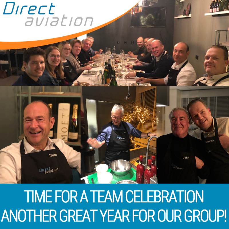 Direct Aviation Group news, Direct Aviation celebrates a fantastic year, Direct Aviation Group team event, Reach out to Direct Aviation, The Direct Aviation Group supports the aviation industry with aircraft technical support, pilot recruitment and galley