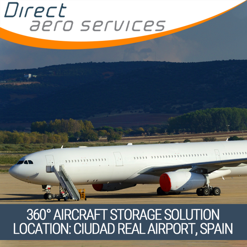 360°Aircraft Storage Solution, aircraft parking and storage service, aircraft technical services, short-term aircraft parking, long-term aircraft parking, aircraft leasing technical services, aircraft asset management - Direct Aero Services