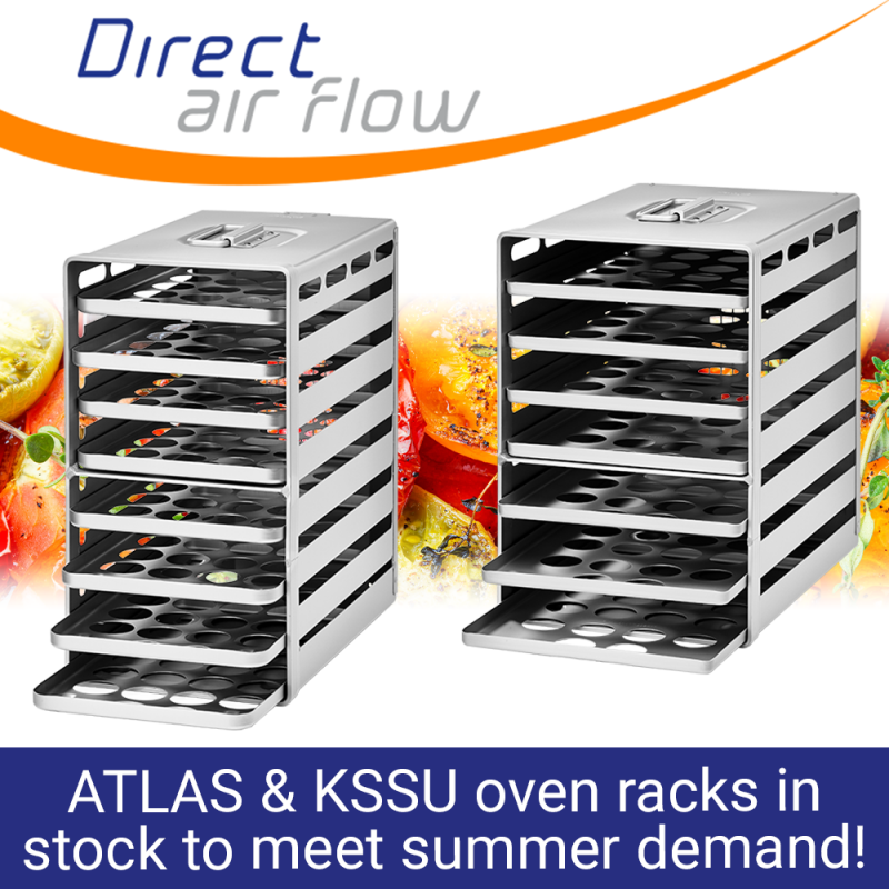 oven racks, atlas oven racks, kssu oven racks, aircraft oven racks, oven trays, aluflite oven racks, aluminium oven racks, galley oven racks - Direct Air Flow