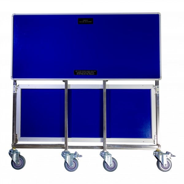 Aluflite folding trolley, aviation folding trolley, airline folding trolley, inflight folding trolley, folding service trolley - Korita Aviation