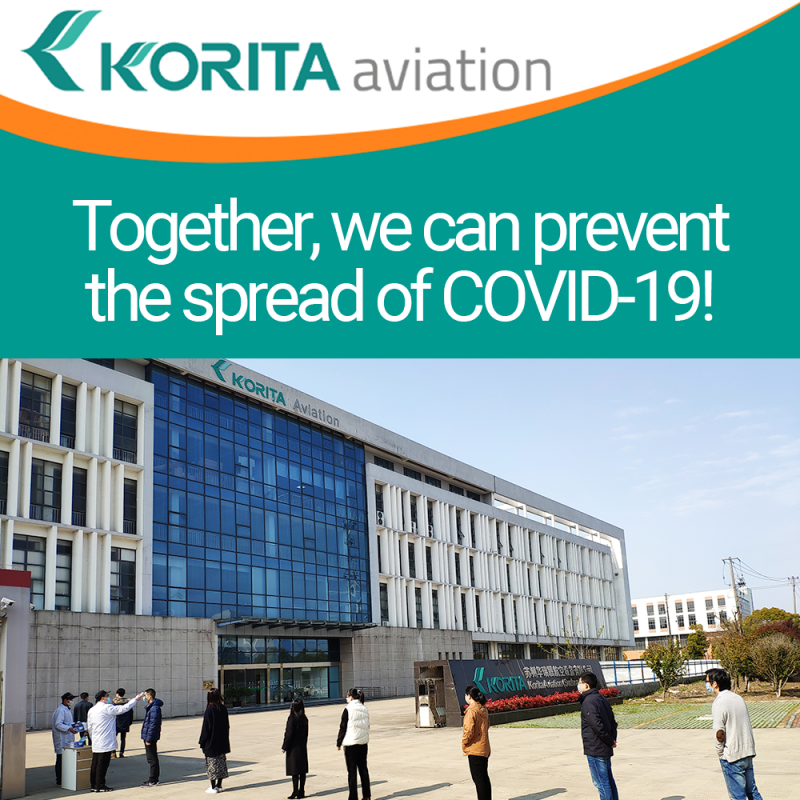 Korita Aviation, COVID-19, Staying safe and well during COVID-19, galley insert equipment manufacturer - Korita Aviation