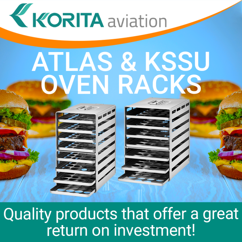 Aluflite oven racks, Aluflite ATLAS standard oven rack, Aluflite KSSU standard oven rack, airline oven racks, atlas extended oven racks, aluflite oven trays, inflight oven racks, aircraft galley oven racks - Korita Aviation