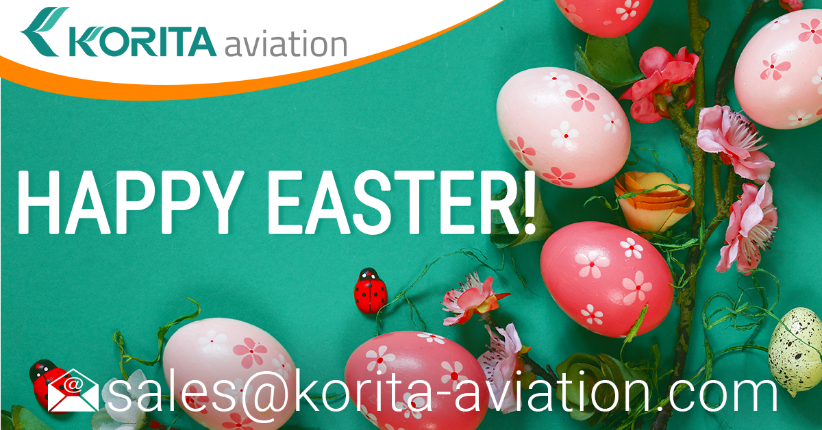 Happy Easter, easter break, travel industry, aviation industry, rail industry, galley insert equipment - Korita Aviation