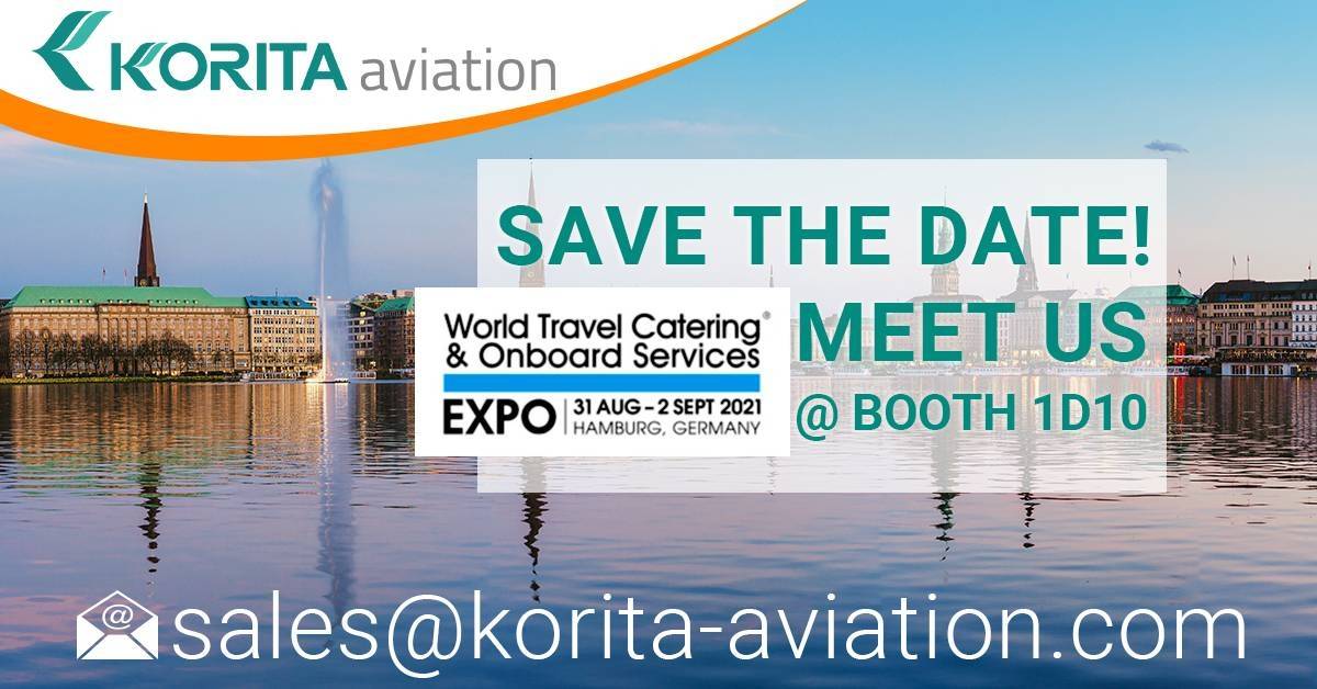 Korita Aviation galley equipment manufacturer, World Travel Catering & Onboard Services Expo, Korita Aviation is exhibiting at the WTCE 2021 - Korita Aviation
