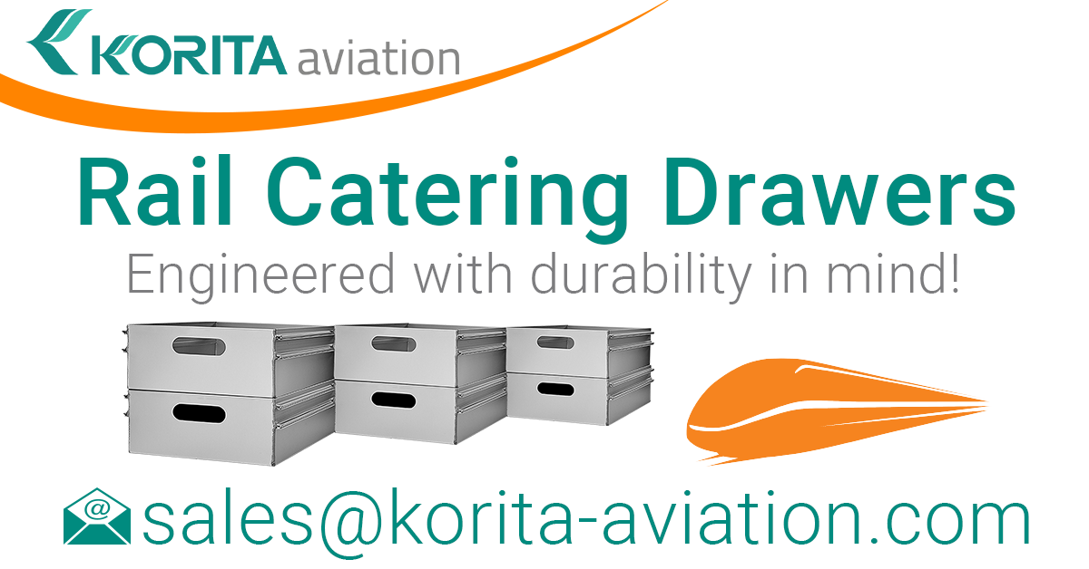 rail catering drawers, aluminium catering drawers, railway catering operations, drawers, rail kitchen drawers, food and beverage drawers, aluminium storage drawers , on-train service drawers, product spotlight, rail catering news - Korita Aviation