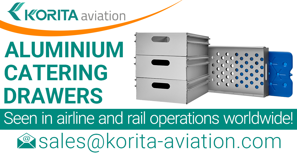 rail drawers, rail catering drawers, airline drawers, aluminum drawers, ATLAS standard aluminium drawers, KSSU aluminium drawers, aluminium catering drawers, airline catering drawers, inflight drawers - Korita Aviation