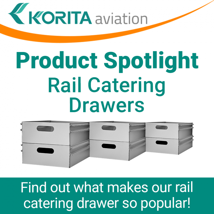 rail catering drawers, aluminium catering drawers, railway catering operations, drawers, rail kitchen drawers, food and beverage drawers, aluminium storage drawers , on-train service drawers, product spotlight, rail catering news - Korita Aviation