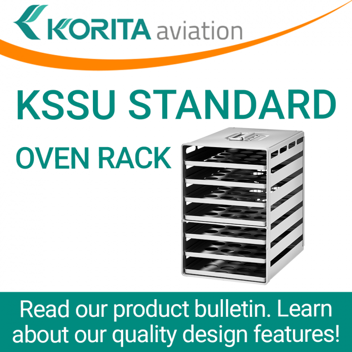 KSSU standard oven racks, inflight galley, galley oven trays, aircraft galley oven racks, airplane oven racks, Aluflite oven racks, aviation oven racks, airline catering oven racks - Korita Aviation