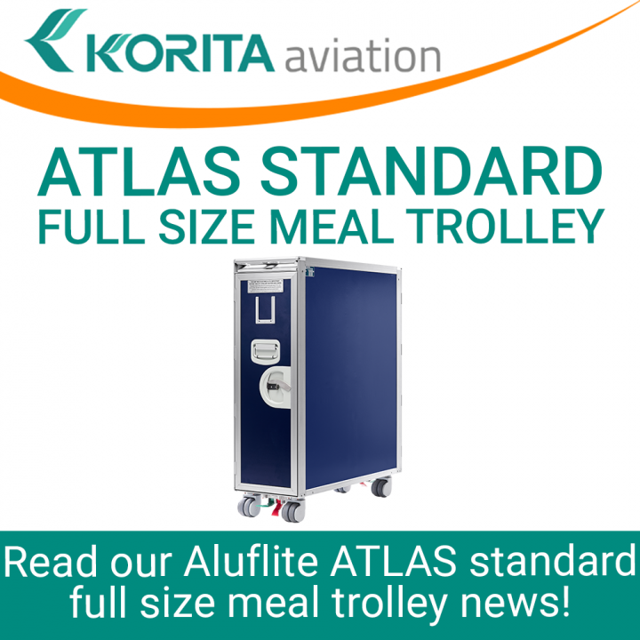 airline carts, airline trolleys, ATLAS trolleys, KSSU trolleys, service caddy carts, inflight catering trolleys, waste trolleys, waste disposal carts, aviation news, aircraft cabin equipment news - Korita Aviation