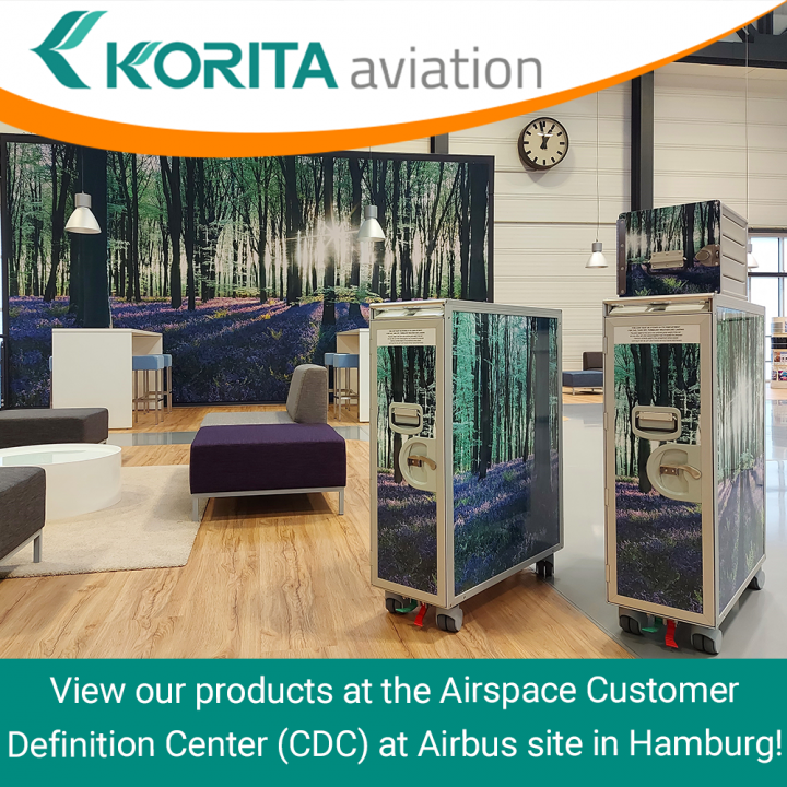 Airspace Customer Definition Centre (CDC), Airbus CDC, Galley insert equipment, aircraft cabin interior products, airline news, aviation news, Airbus, CDC, Buyer Furnished Equipment (BFE) - Korita Aviation